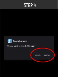 Blue WhatsApp Plus - Step 4 For How To Download it